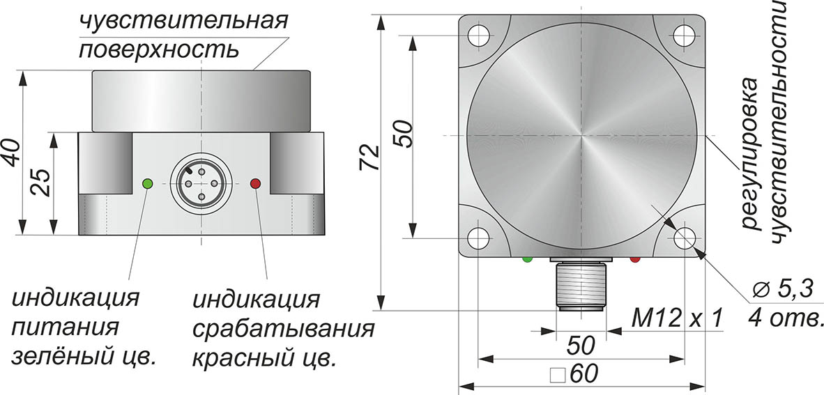 Габаритный чертеж