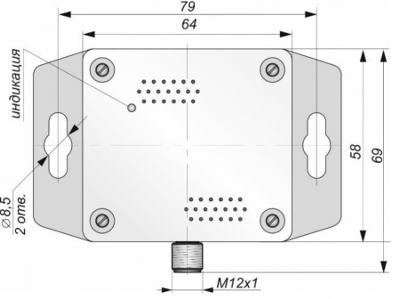 Анализатор уровня углекислого газа ACO2G201-U10-PNP-P-10K